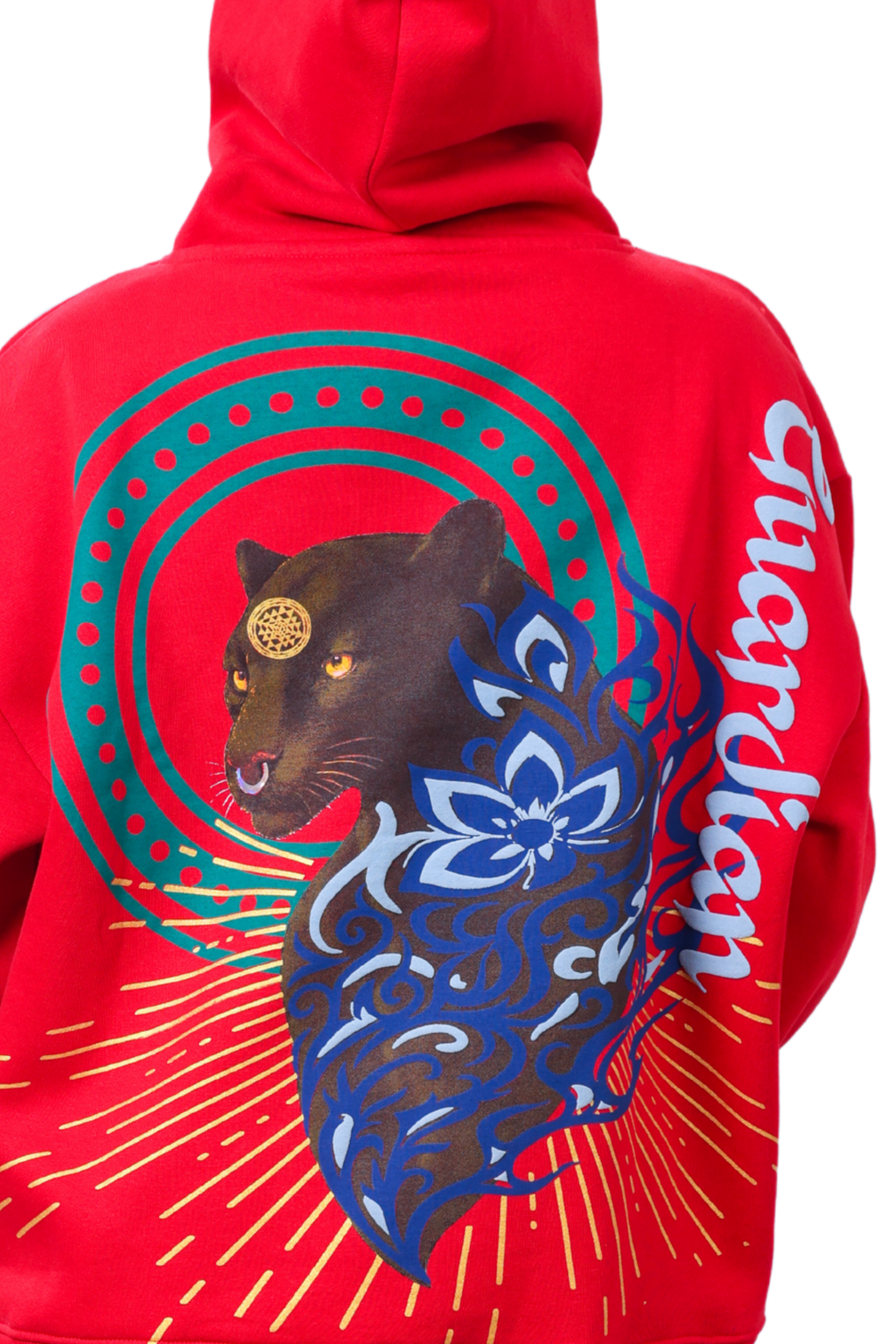 Veerya Handcrafted Hoodie Red-Women