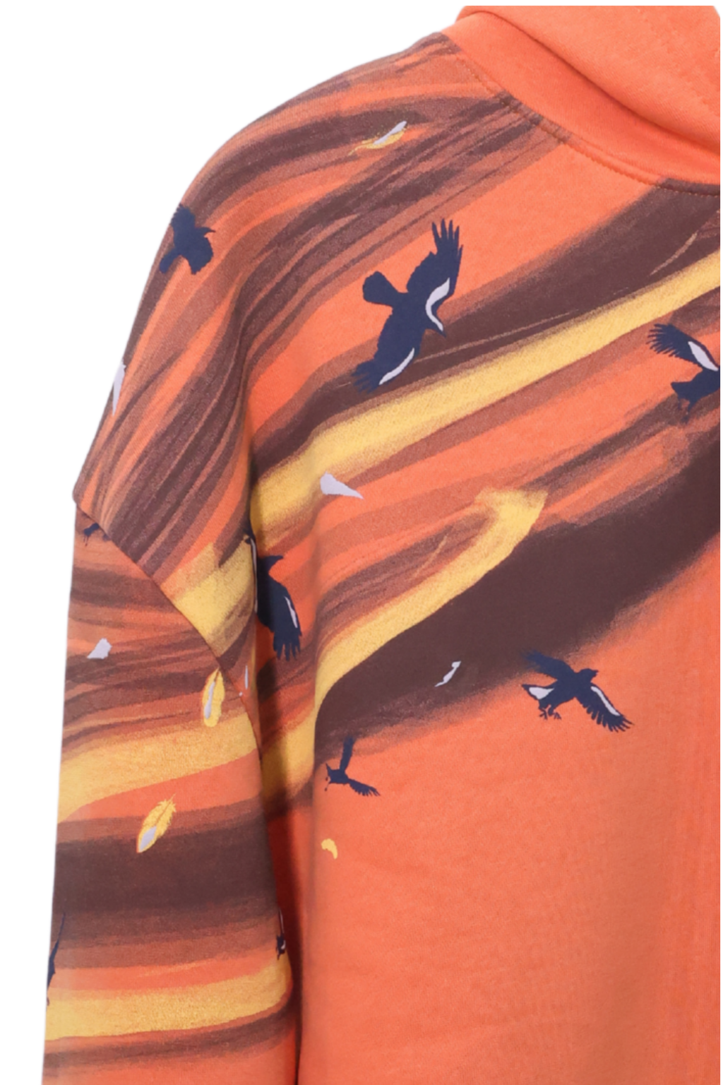 Saahas Handcrafted Hoodie Orange Melon - Men