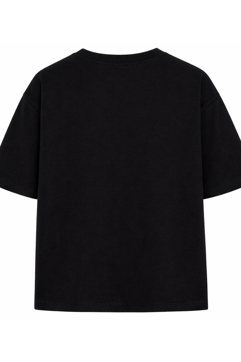 Protocol Oversized Black Tee - Women