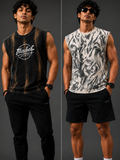 Pack Of 2 Vest ALBlack + KFWhite - Men's Combo