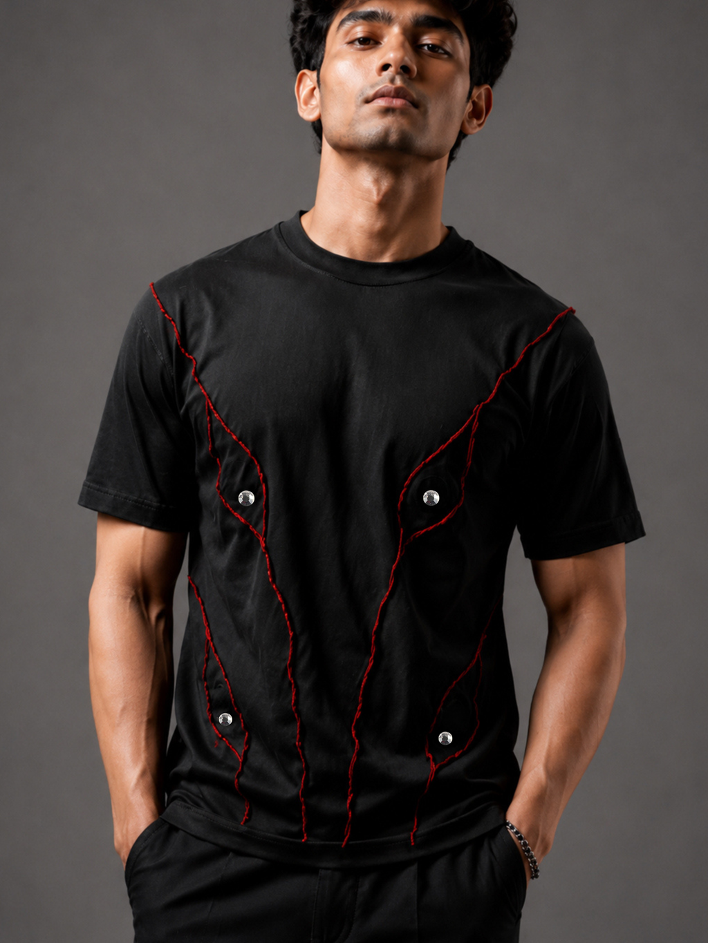 Phobia Oversized Tee Black - Men
