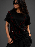 Phobia Oversized Tee Black - Women