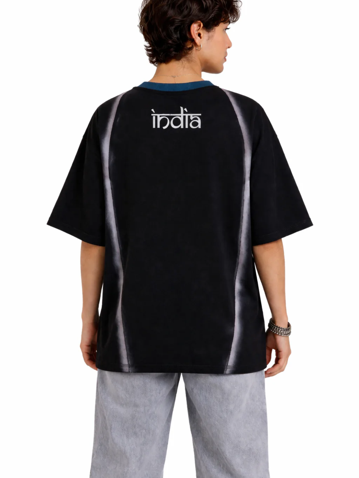 Oversized Black Jersey - Men