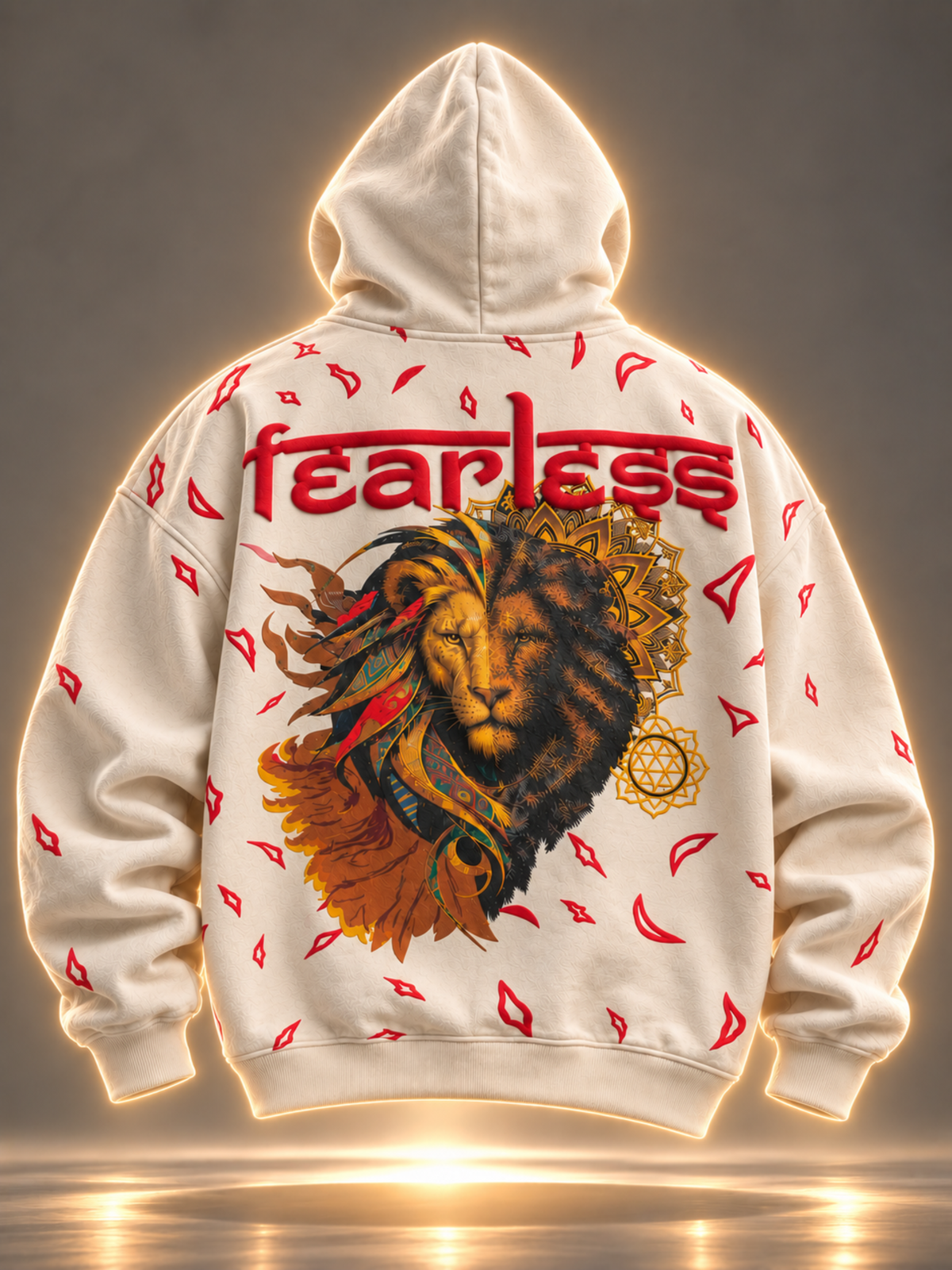 Tejas Handcrafted Hoodie White-Men