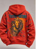 Tejas Handcrafted Hoodie Rusty Red-Men