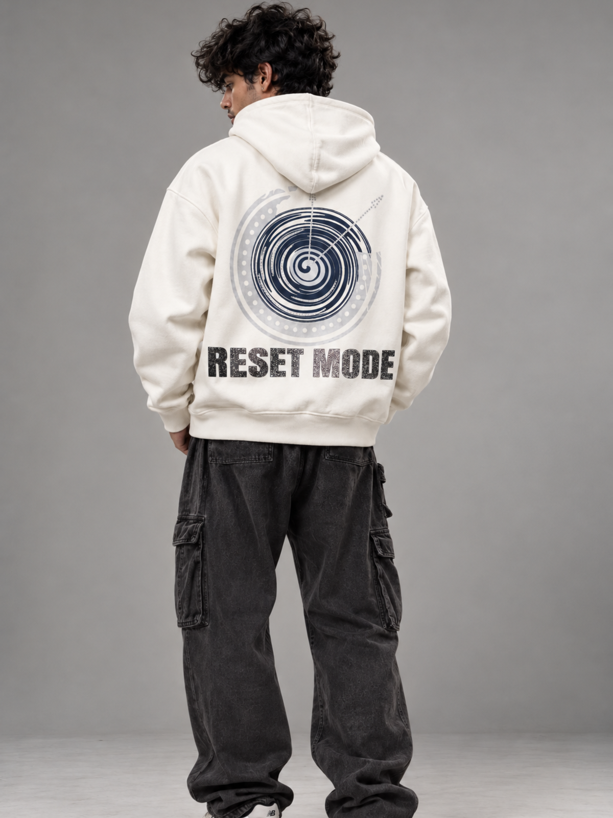 Reset 2027 Handcrafted Hoodie White - Men