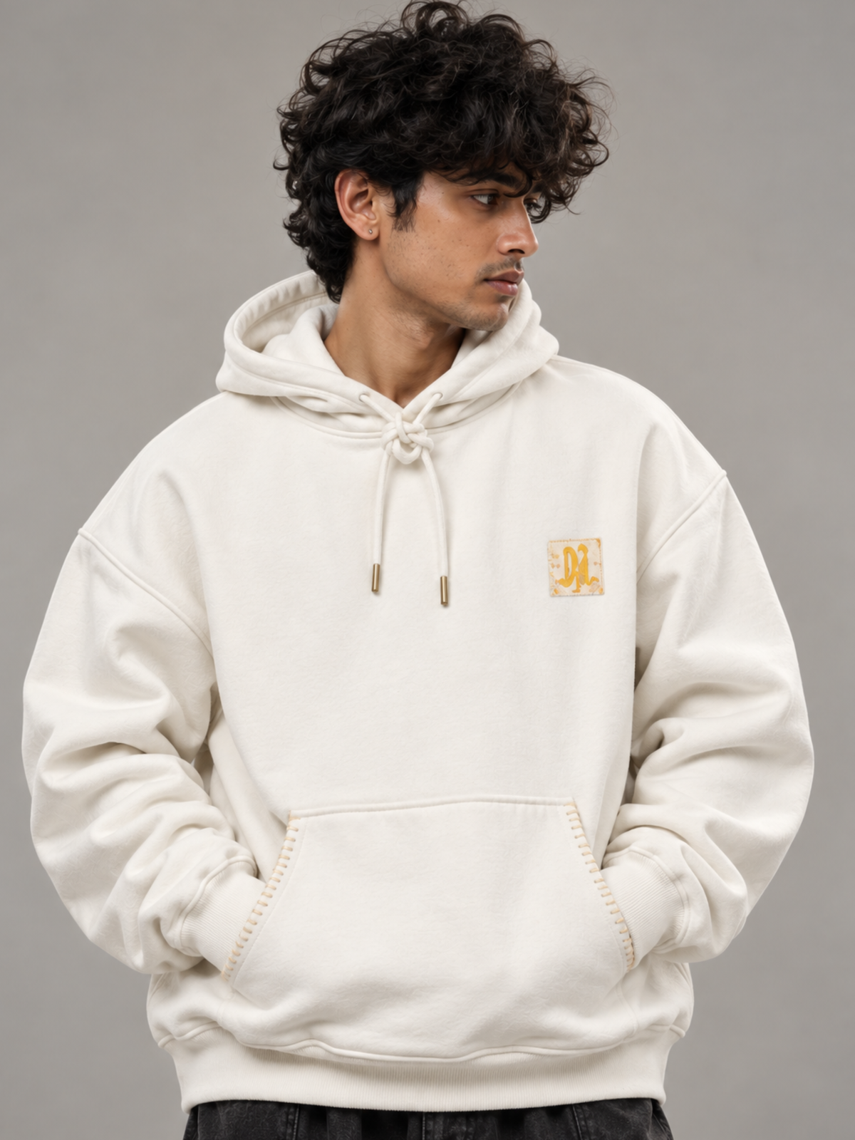 Reset 2027 Handcrafted Hoodie White - Men
