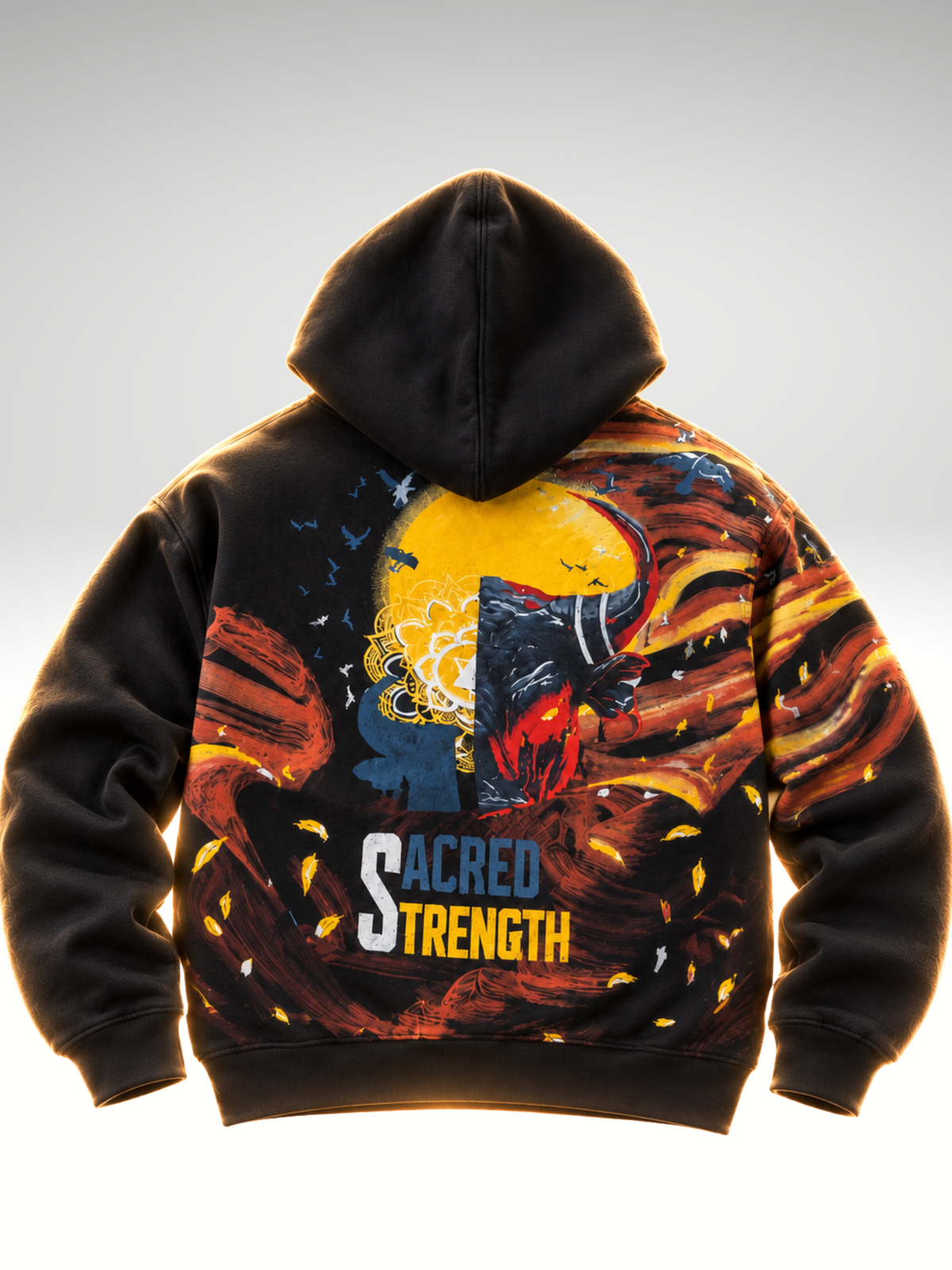 Saahas Handcrafted Hoodie Black - Women