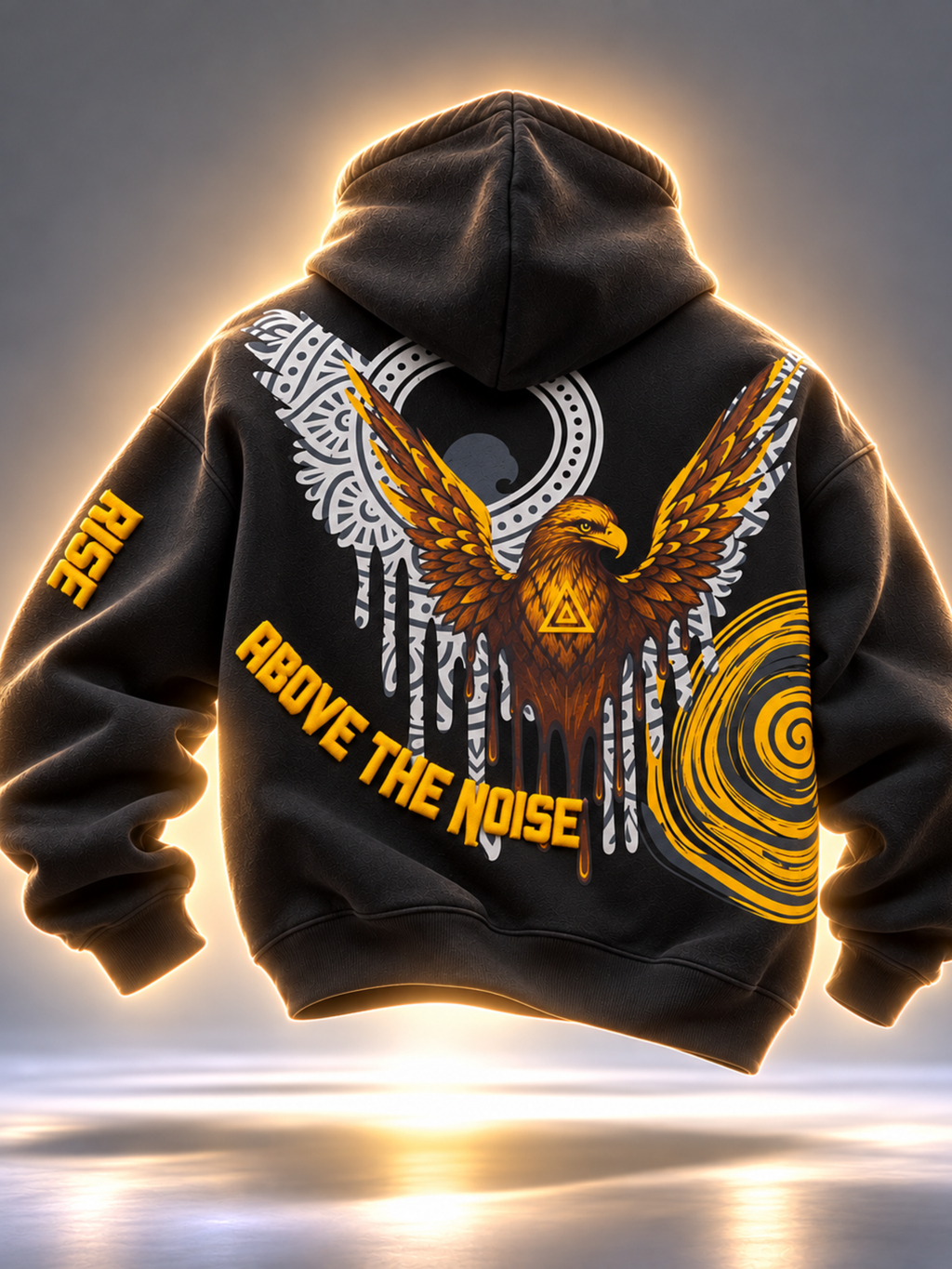 Shaurya Handcrafted Hoodie Black-Women