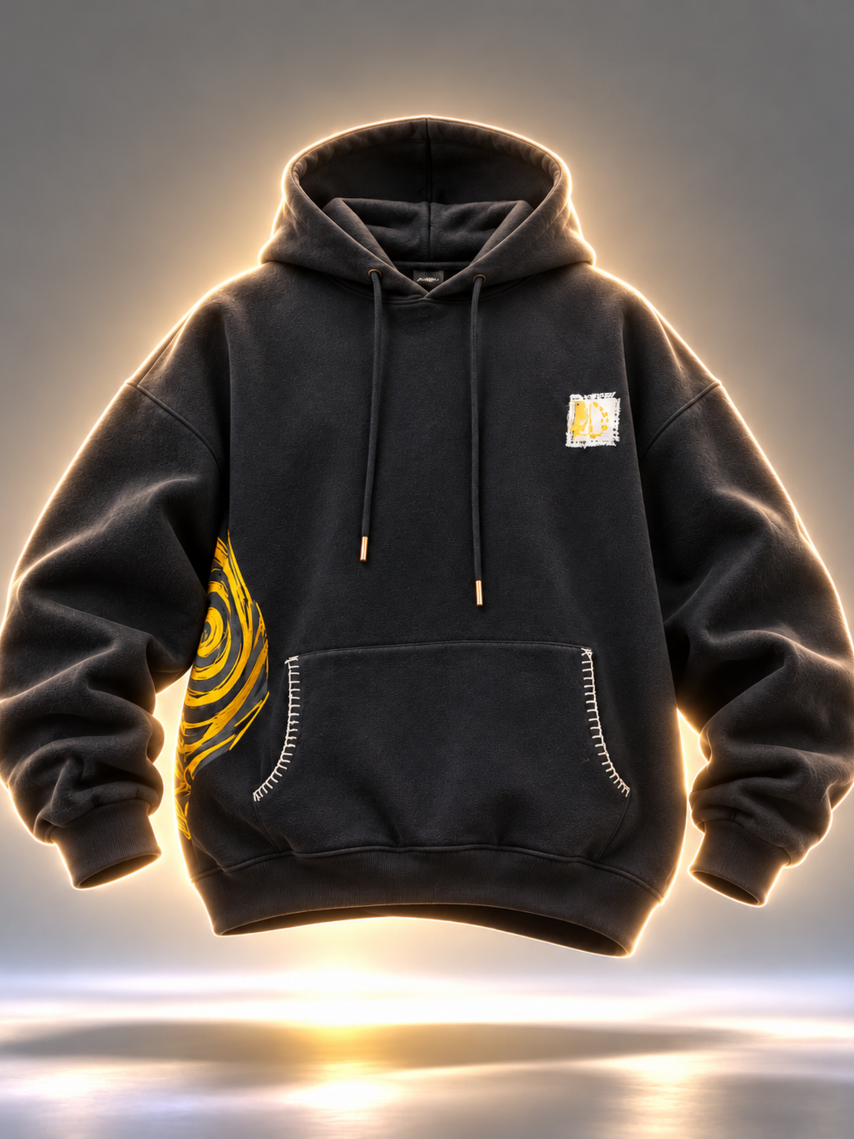 Shaurya Handcrafted Hoodie Black-Women