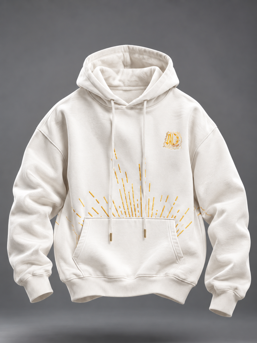 Veerya Handcrafted Hoodie White-Women
