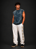 Ocean Blue Sculpt Active Set — Sculpt Vest + Contour Track Pant (Men)