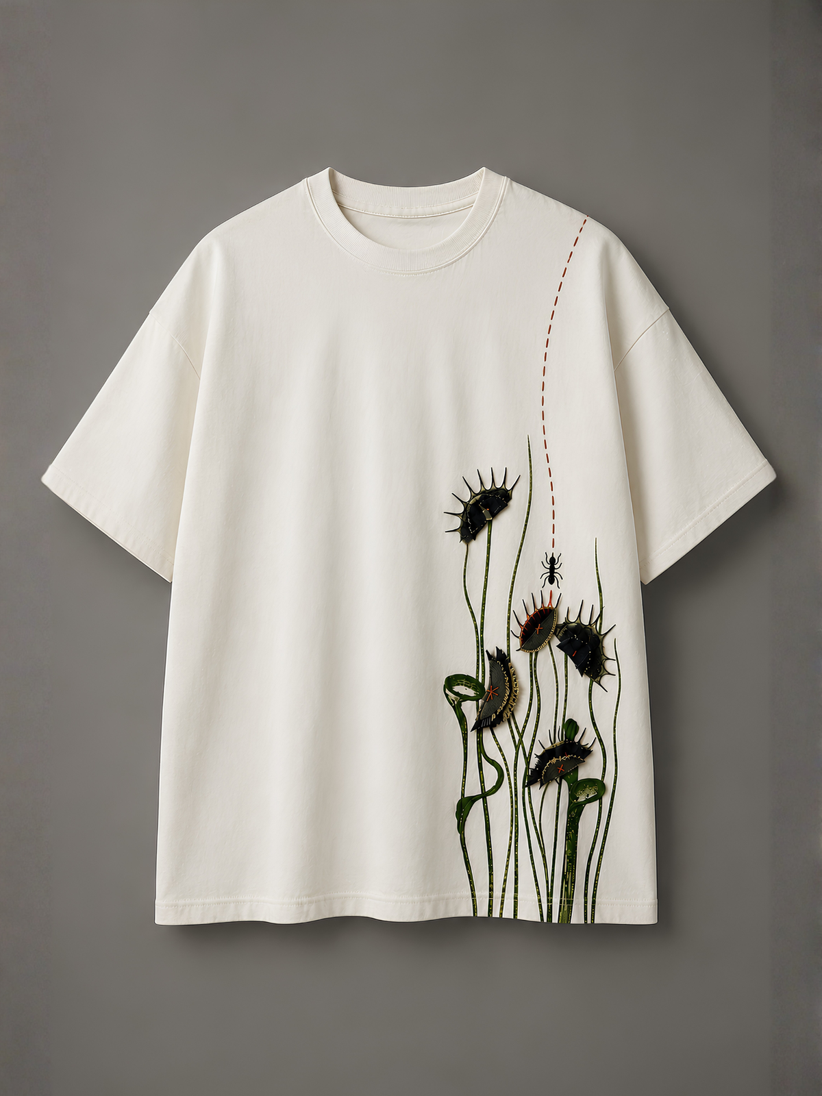 FlyTrap Oversized Tee White - Women