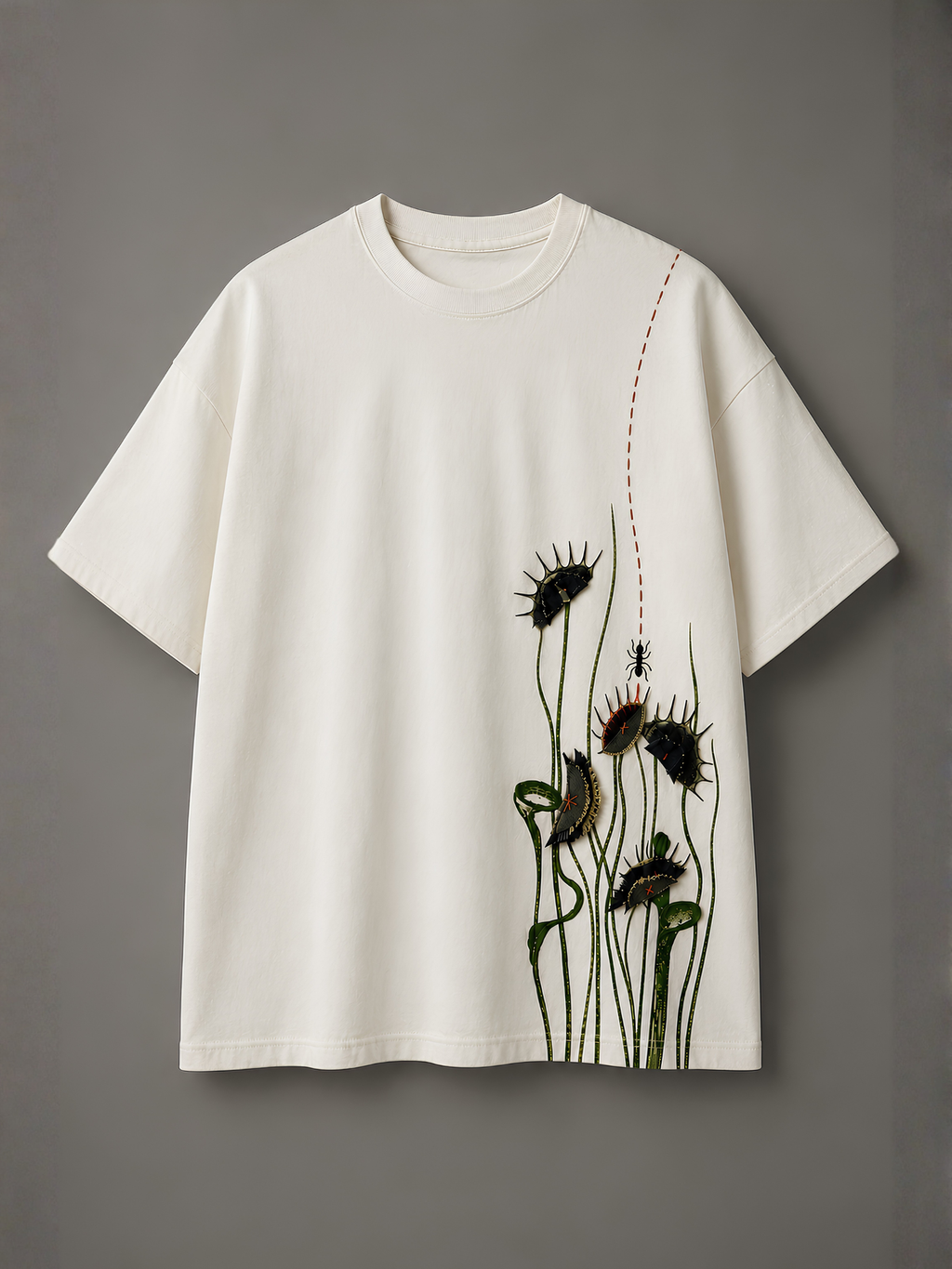 FlyTrap Oversized Tee White - Men