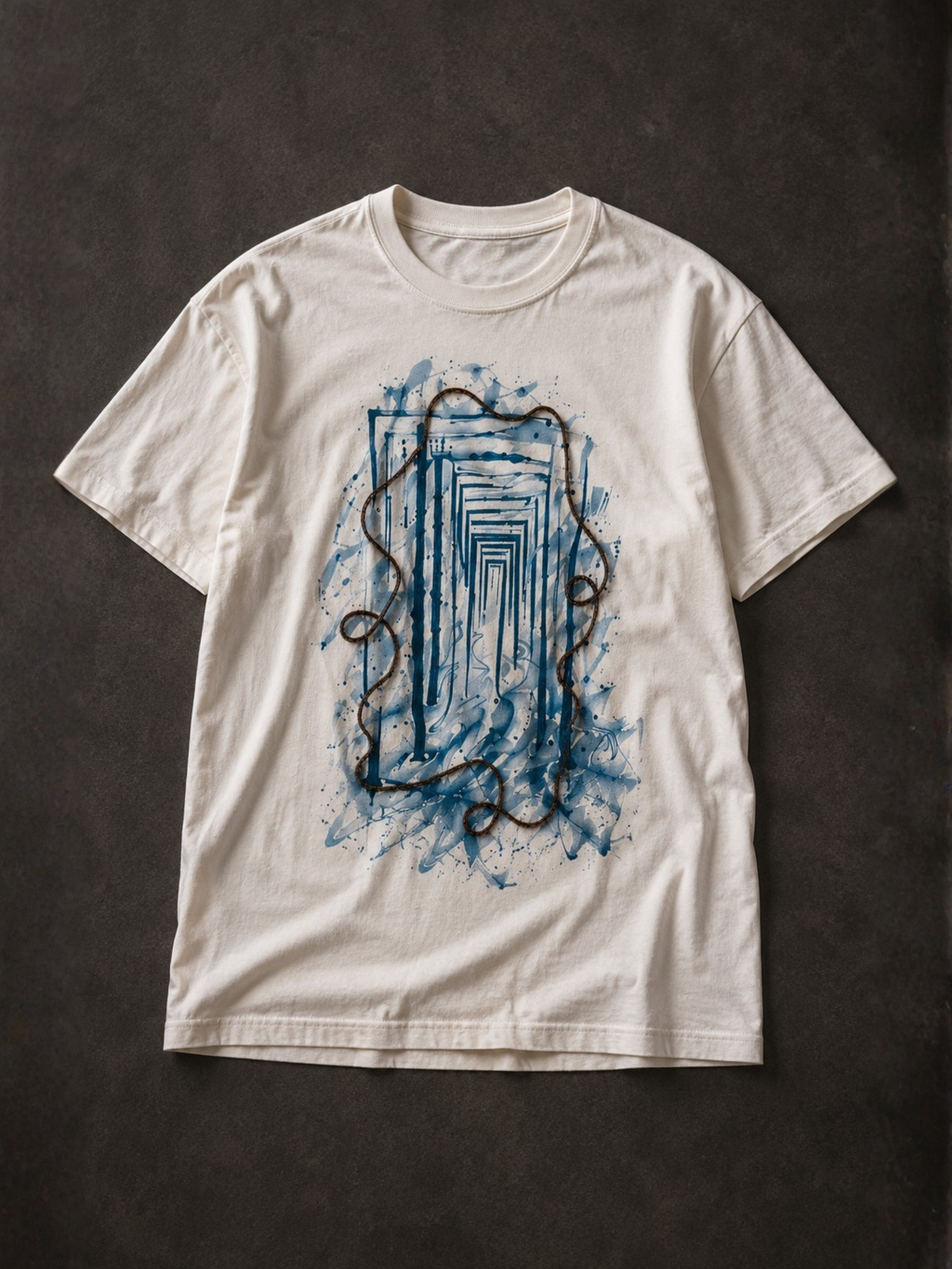 Reverie Oversized Tee White - Men