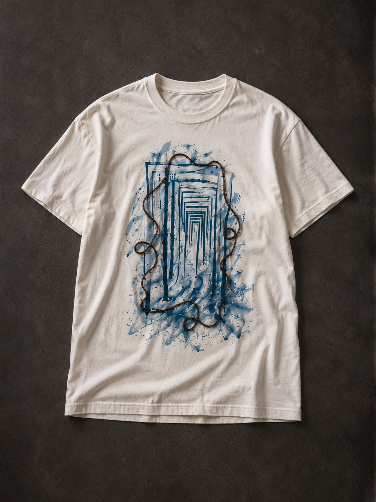 Reverie Oversized Tee White - Men