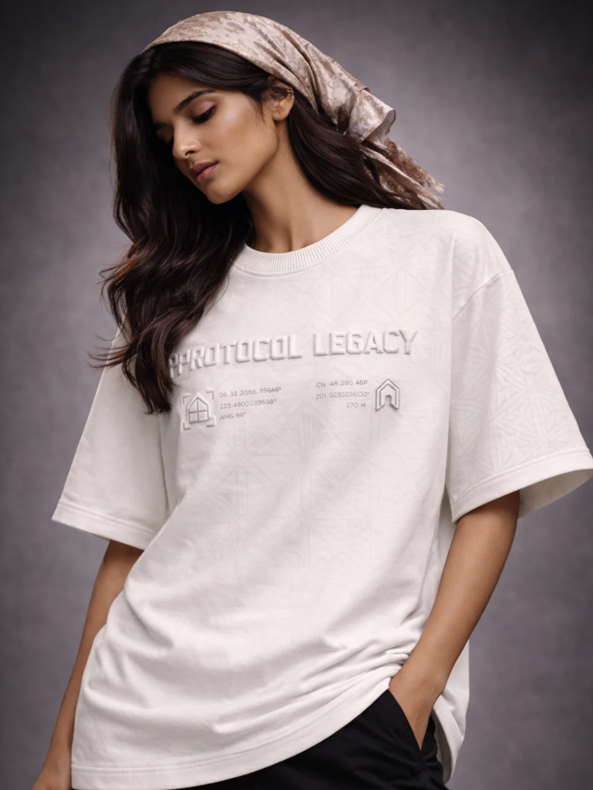 Protocol Oversized White Tee - Women