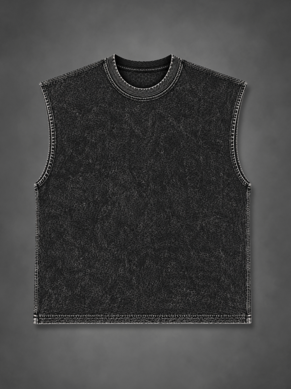 PulseMax Black Athletic Vest - Men