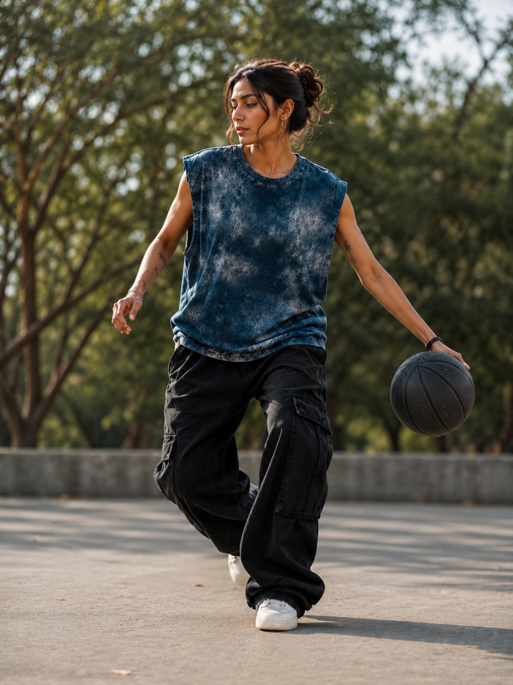 Ocean Blue Sculpt Vest - Women