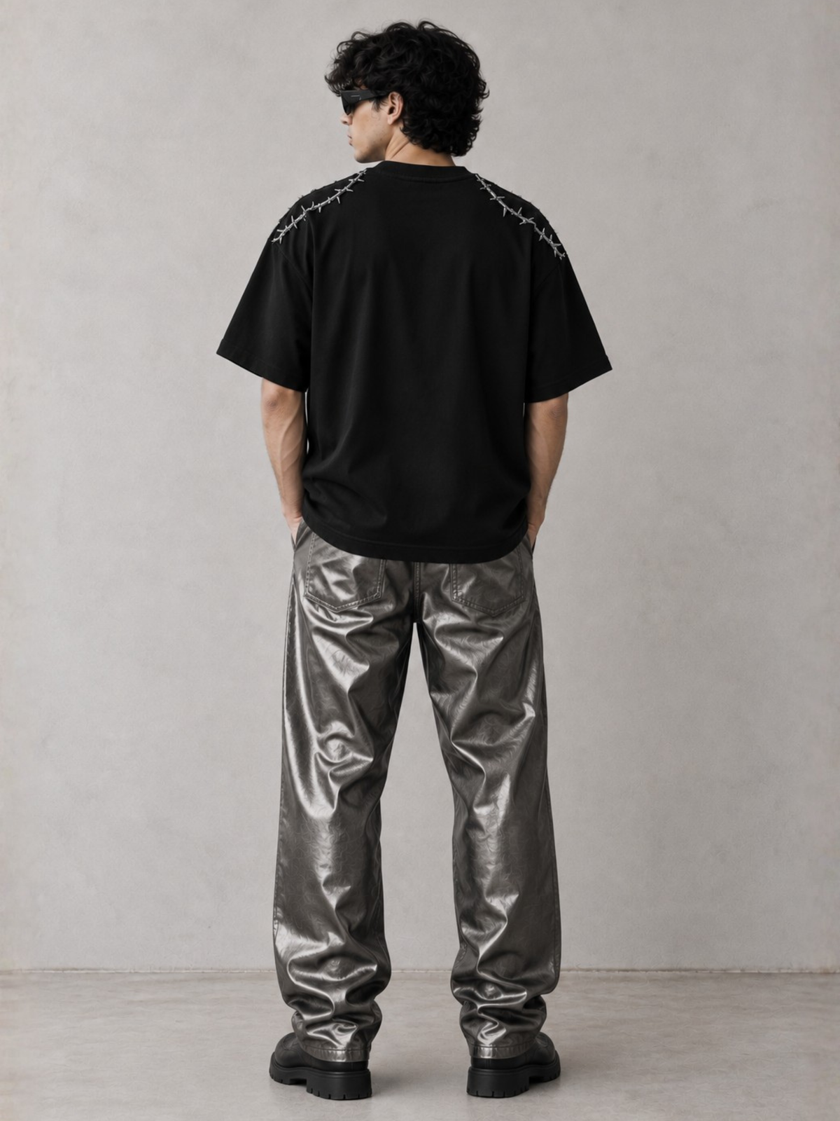 Real Lies Oversized Tee Black - Men