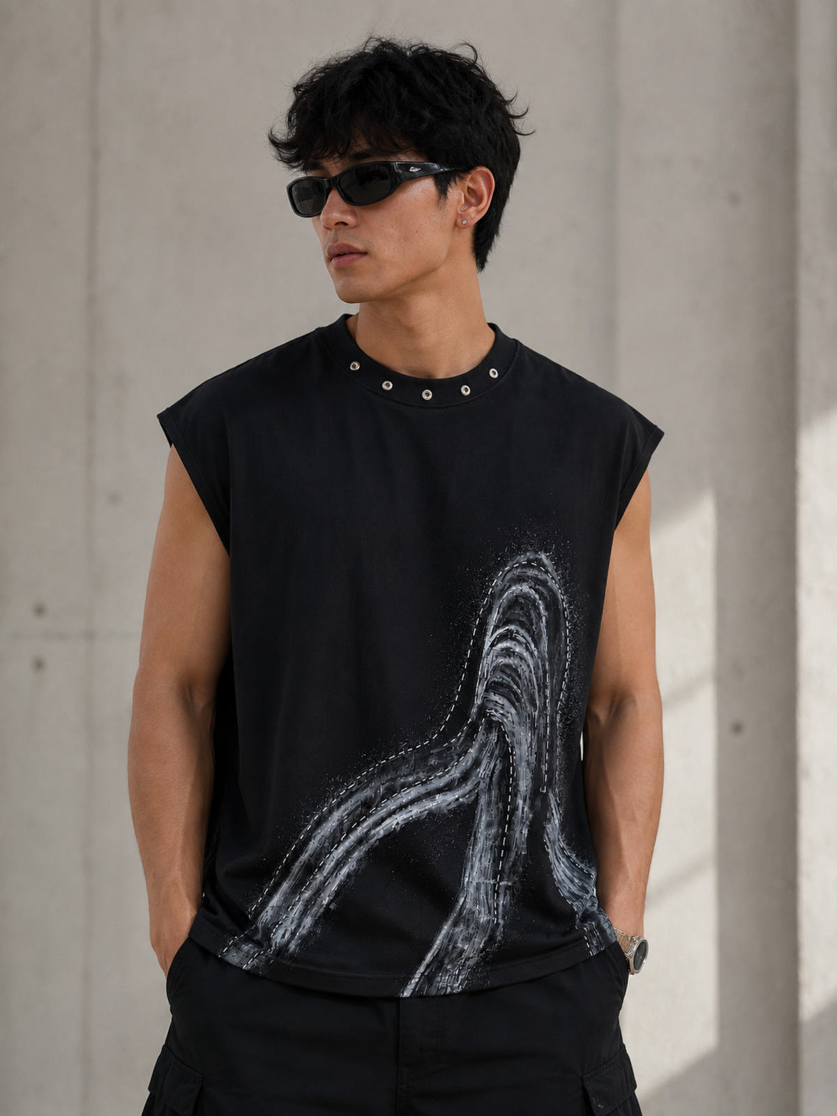 The Universe Vest Black - Men