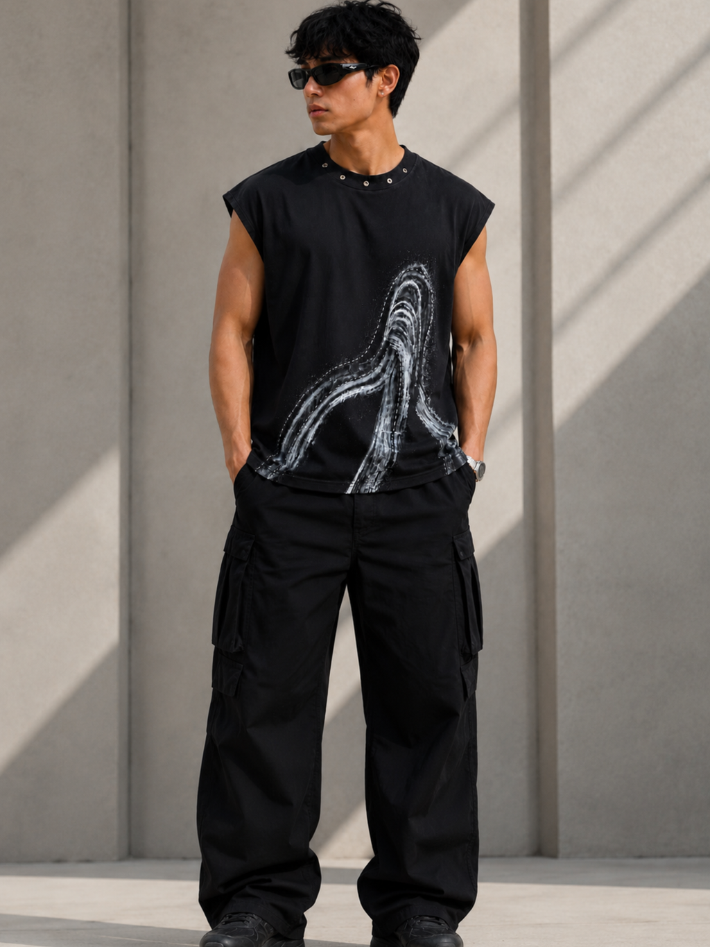 The Universe Vest Black - Men
