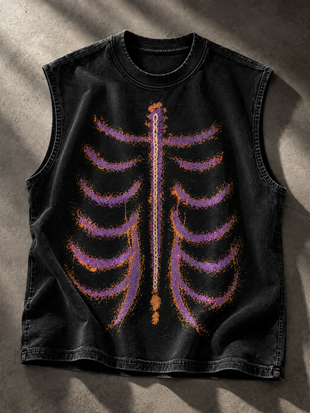 The RibCage Vest Black - Women