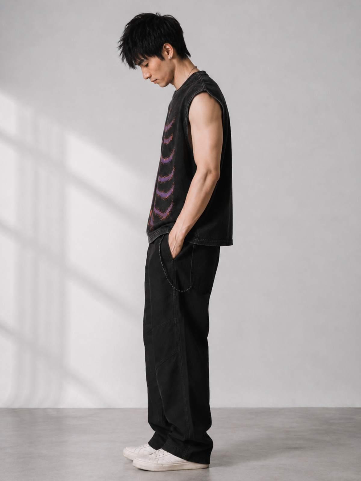 The RibCage Vest Black - Men
