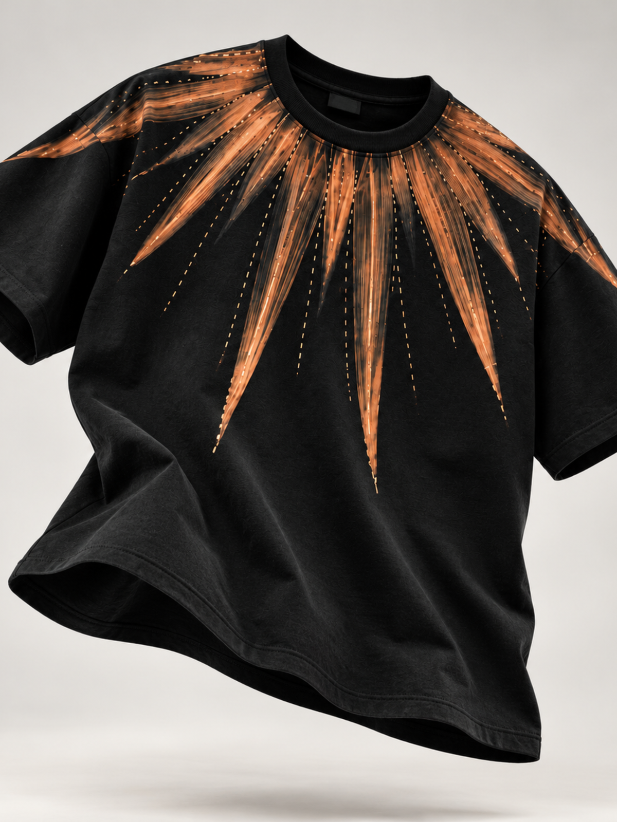 Inferno Bloom Oversized Tee - Women