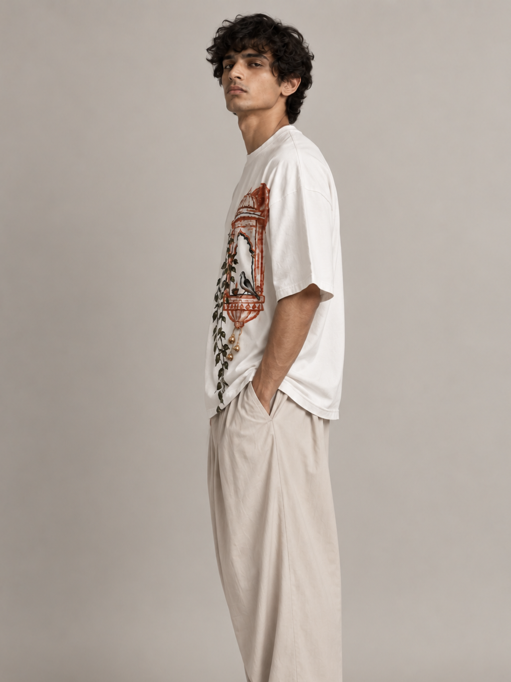 Angan Oversized Tee - Men