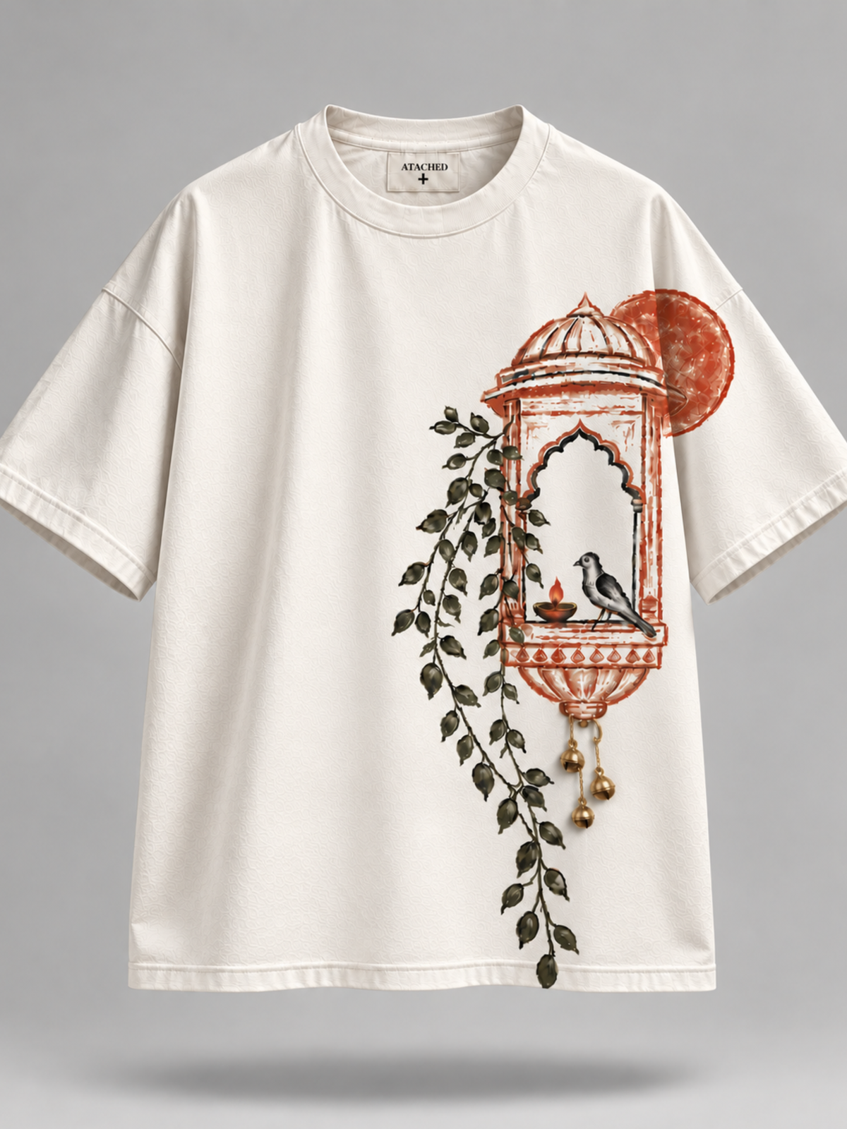 Angan Oversized Tee+CropTop-Couple Combo