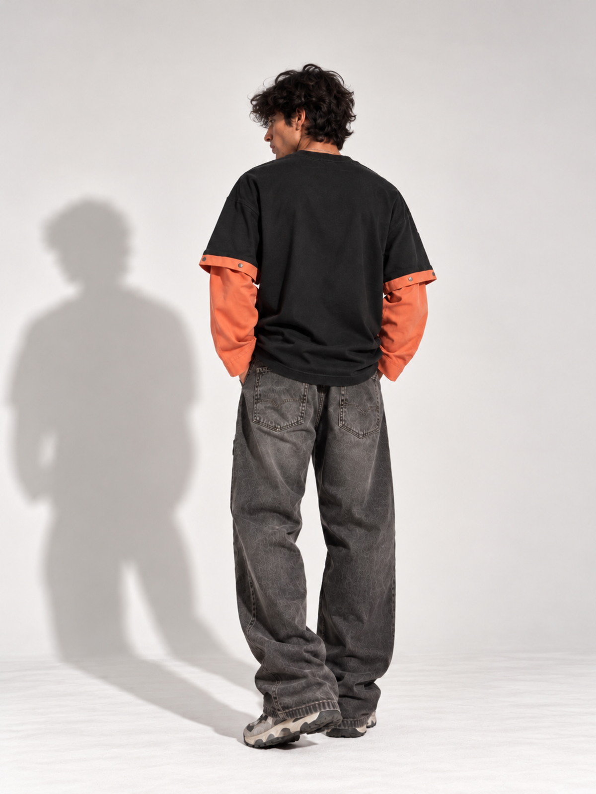 Inferno 2.0 Oversized Tee Detachable Sleeves Black-Men