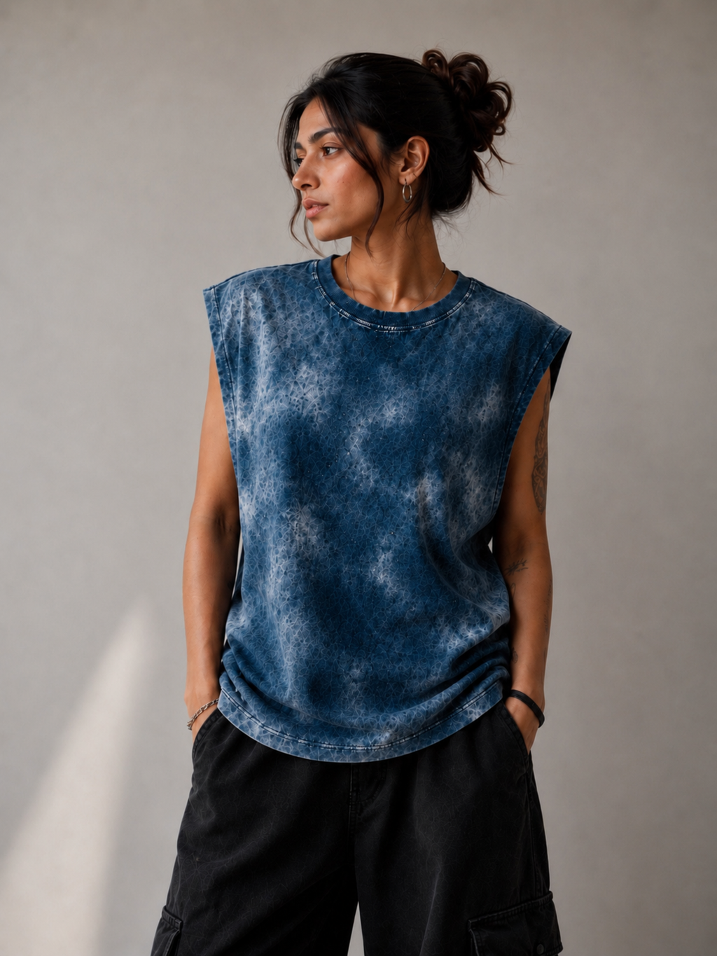 Ocean Blue Sculpt Vest - Women