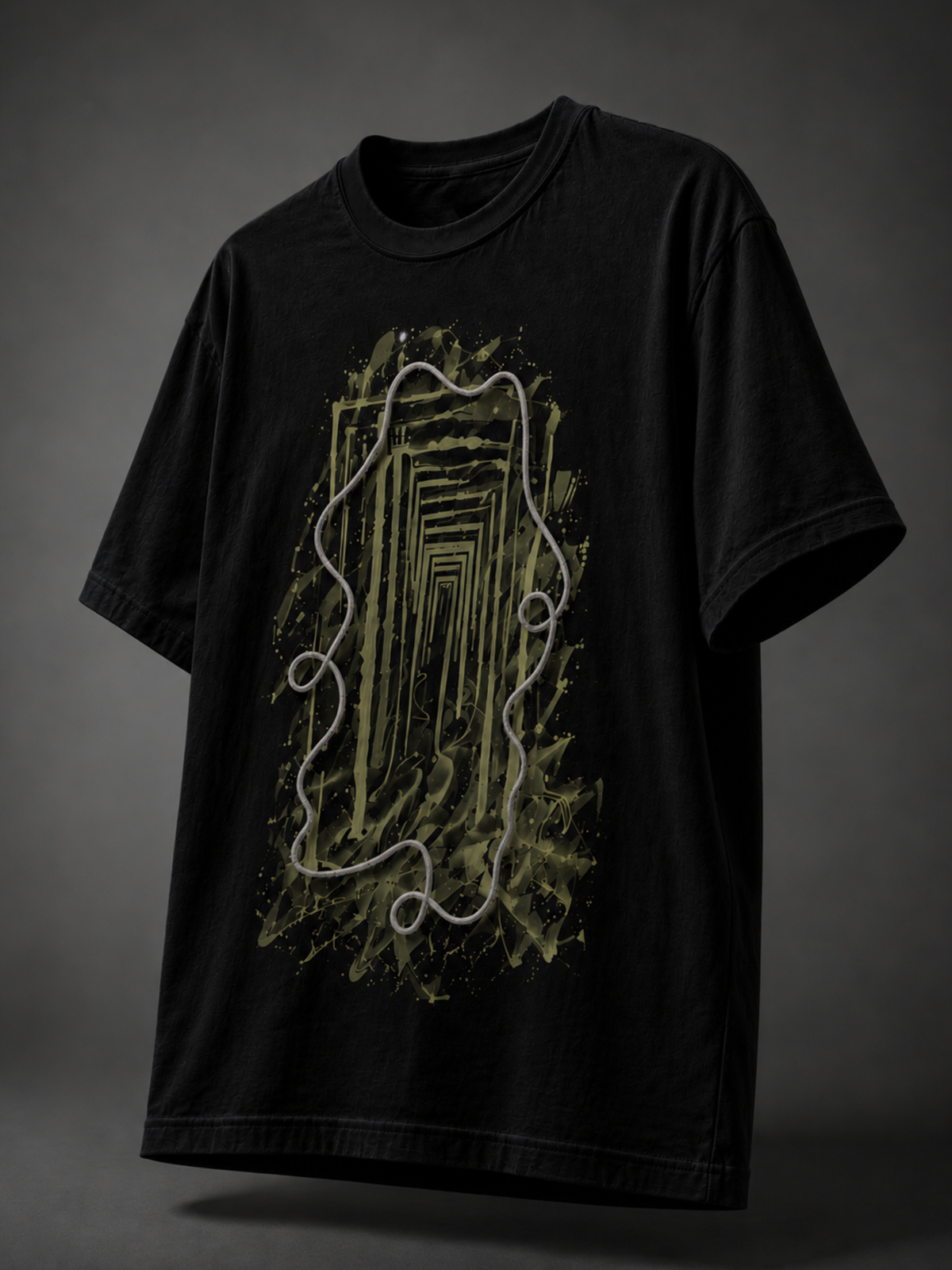 Reverie Oversized Tee Green - Women