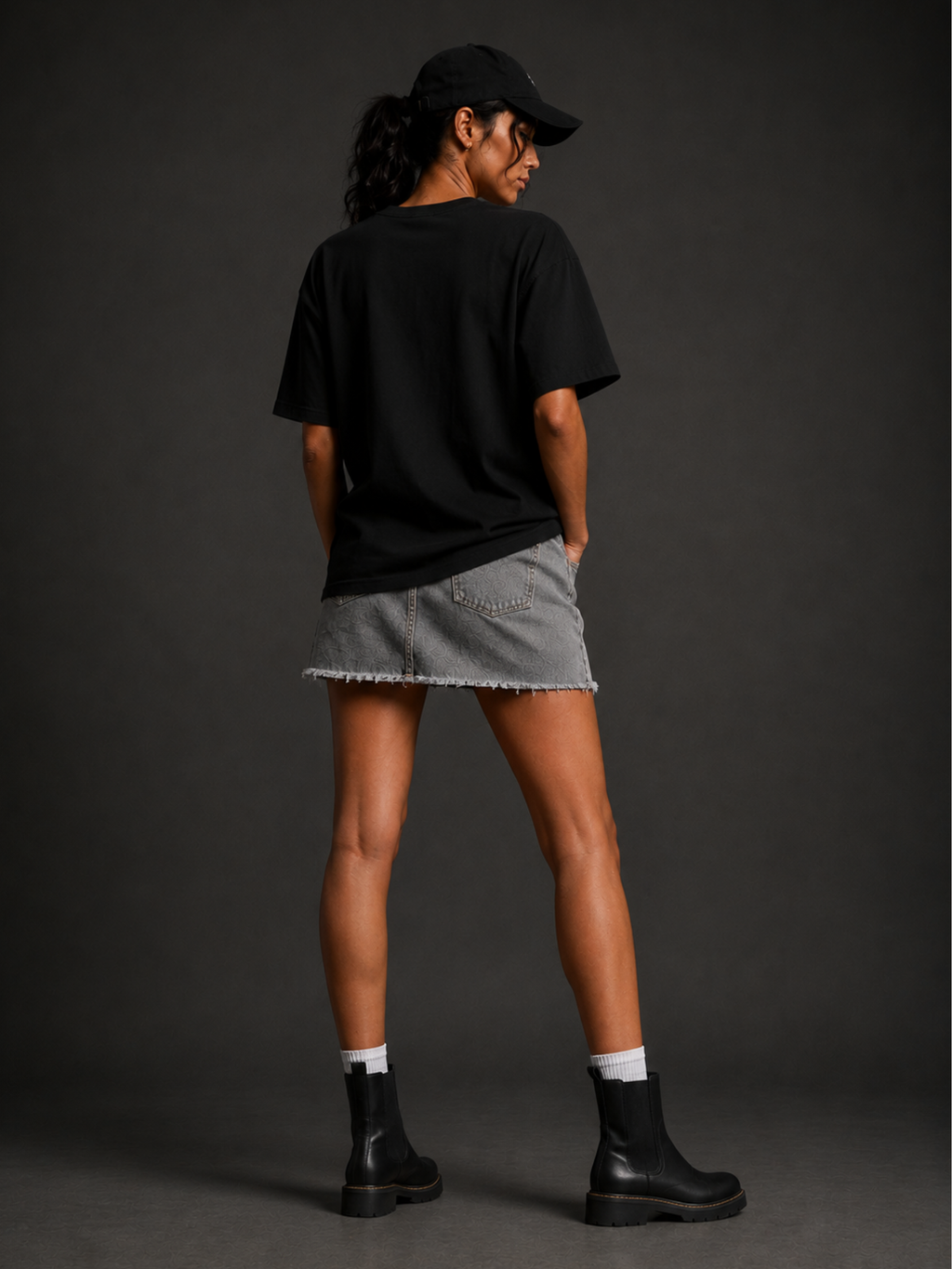 Reverie Oversized Tee Green - Women