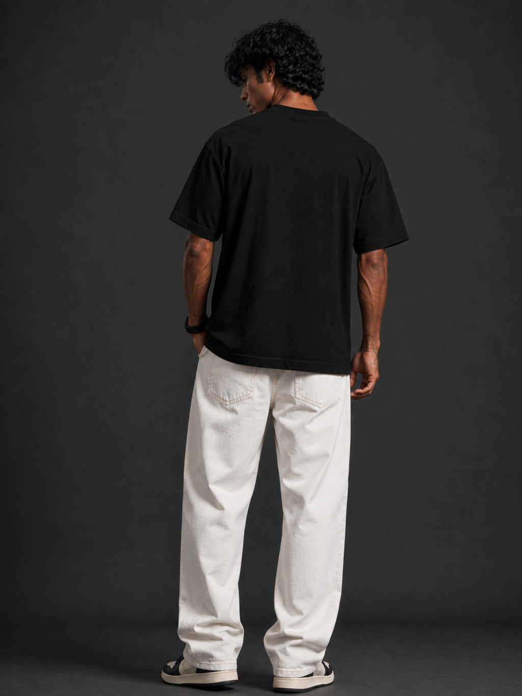 Reverie Oversized Tee Black - Men