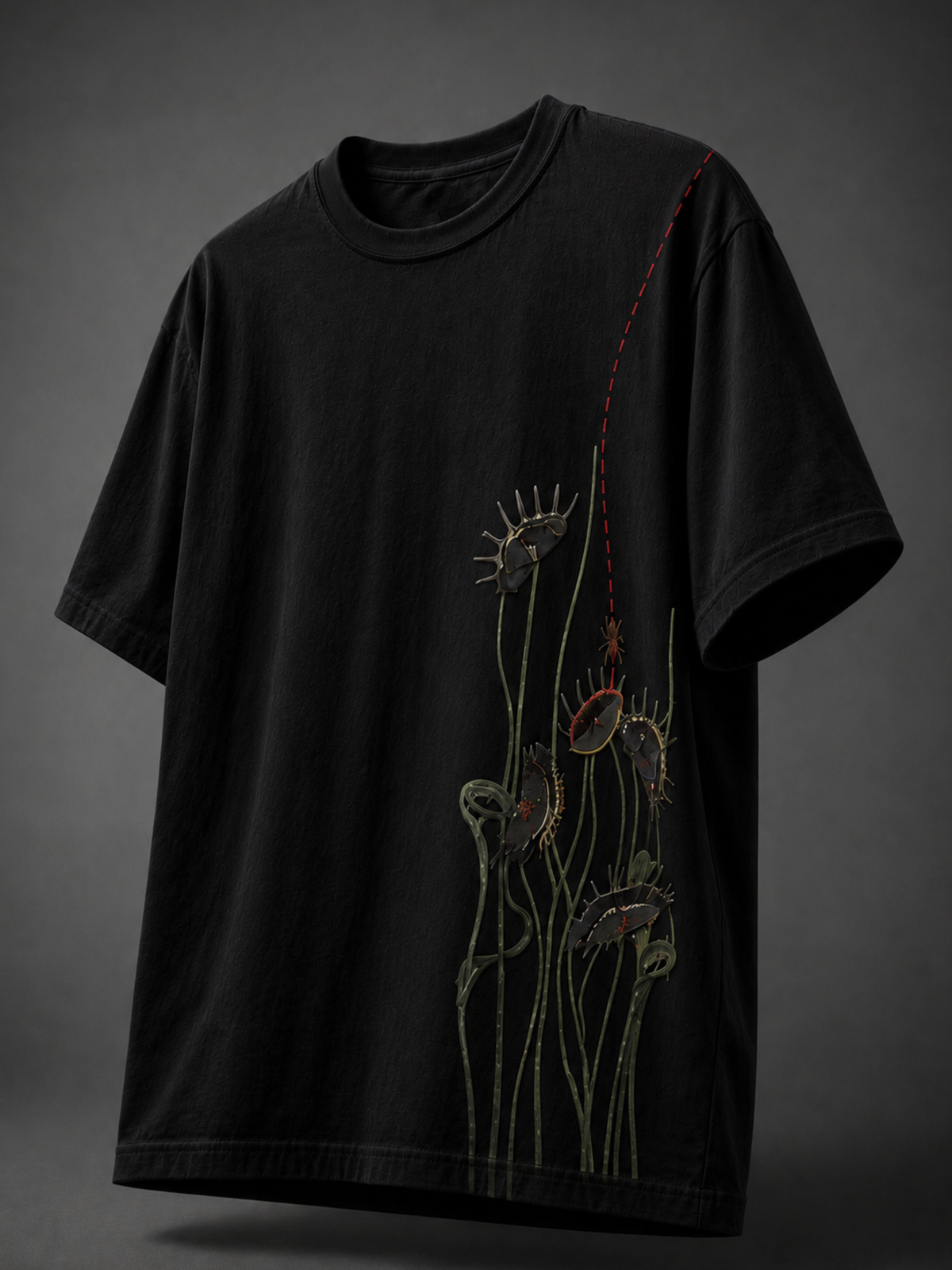 FlyTrap Oversized Tee Black - Men