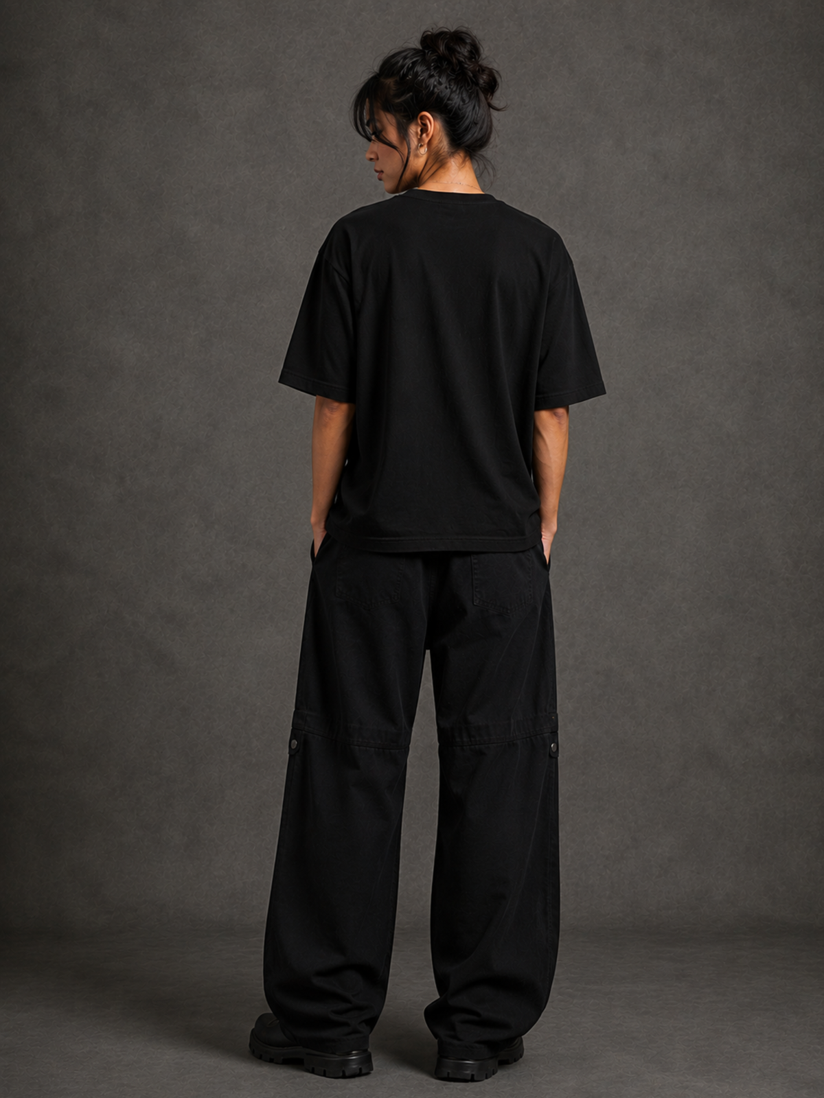 FlyTrap Oversized Tee Black - Women