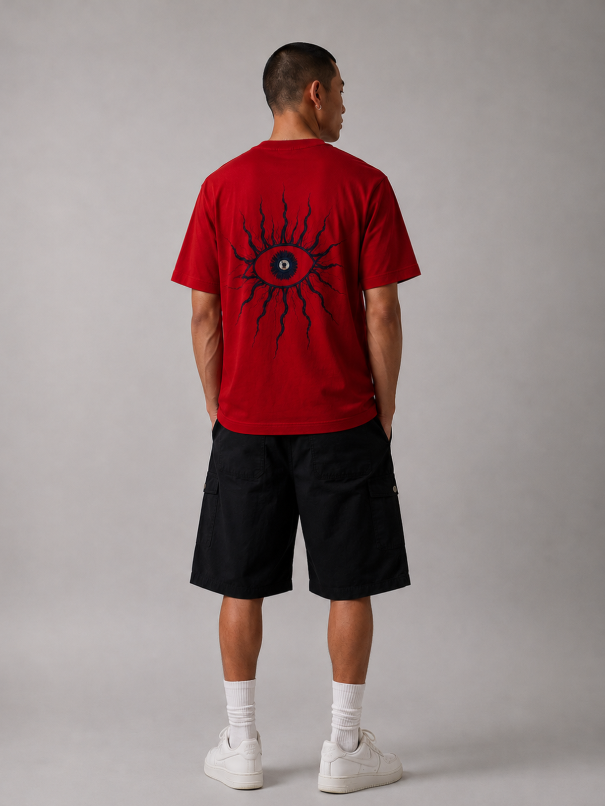 Phobia Oversized Tee Red - Men