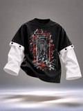 Reverie 2.0 Oversized Tee Detachable Sleeves Black-Men