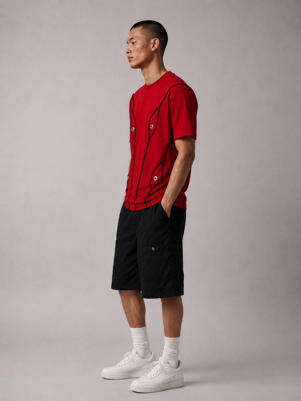 Phobia Oversized Tee Red - Men