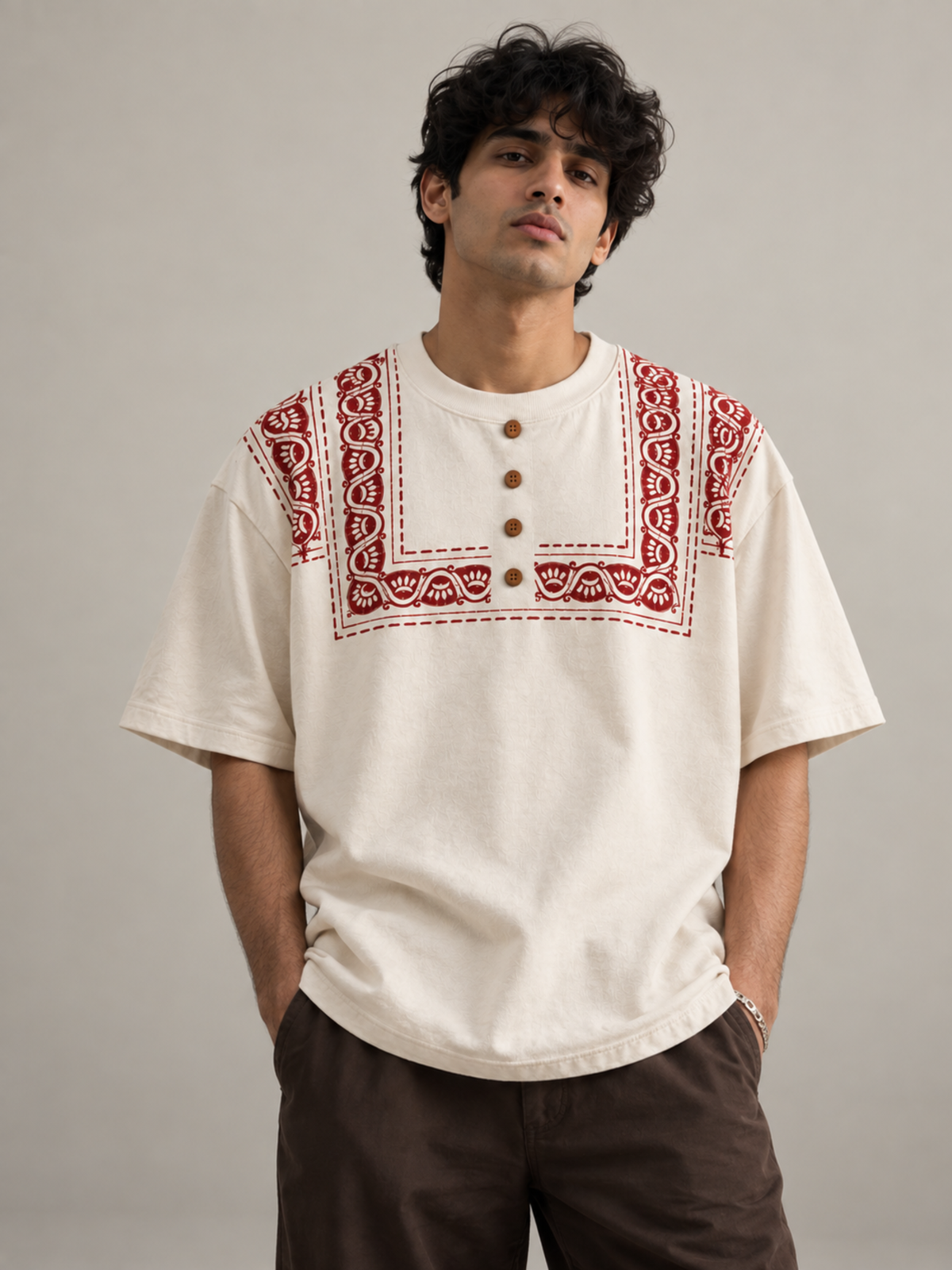 karigari Oversized Tee-Men