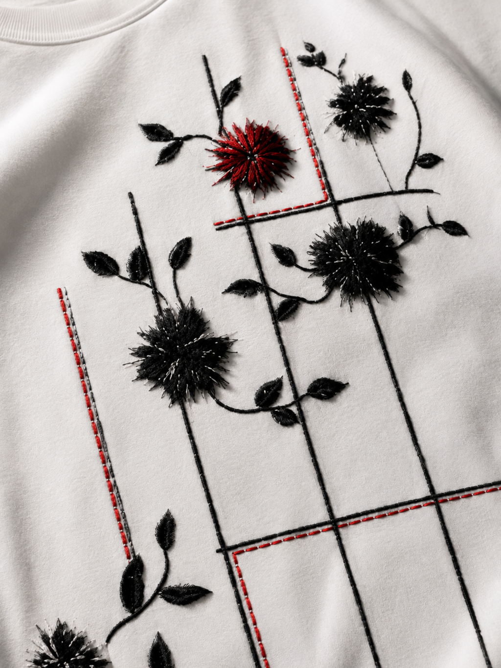 Rosecage Oversized Tee — White Women