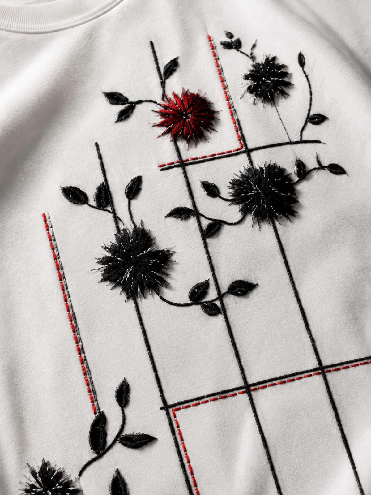 Rosecage Oversized Tee — White Women