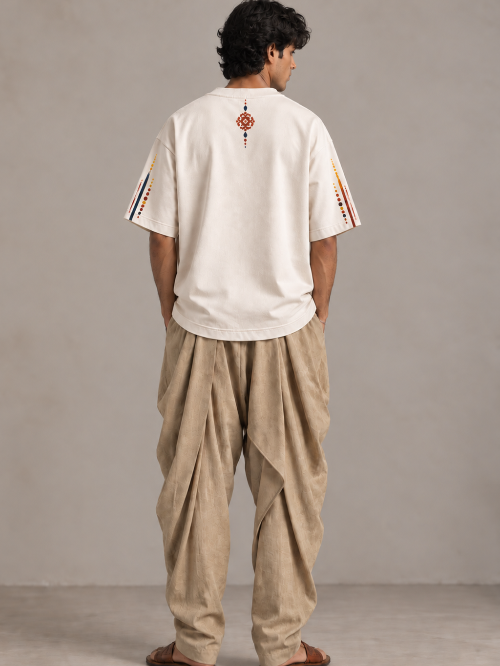 Rang Oversized Tee+CropTop- Couple Combo