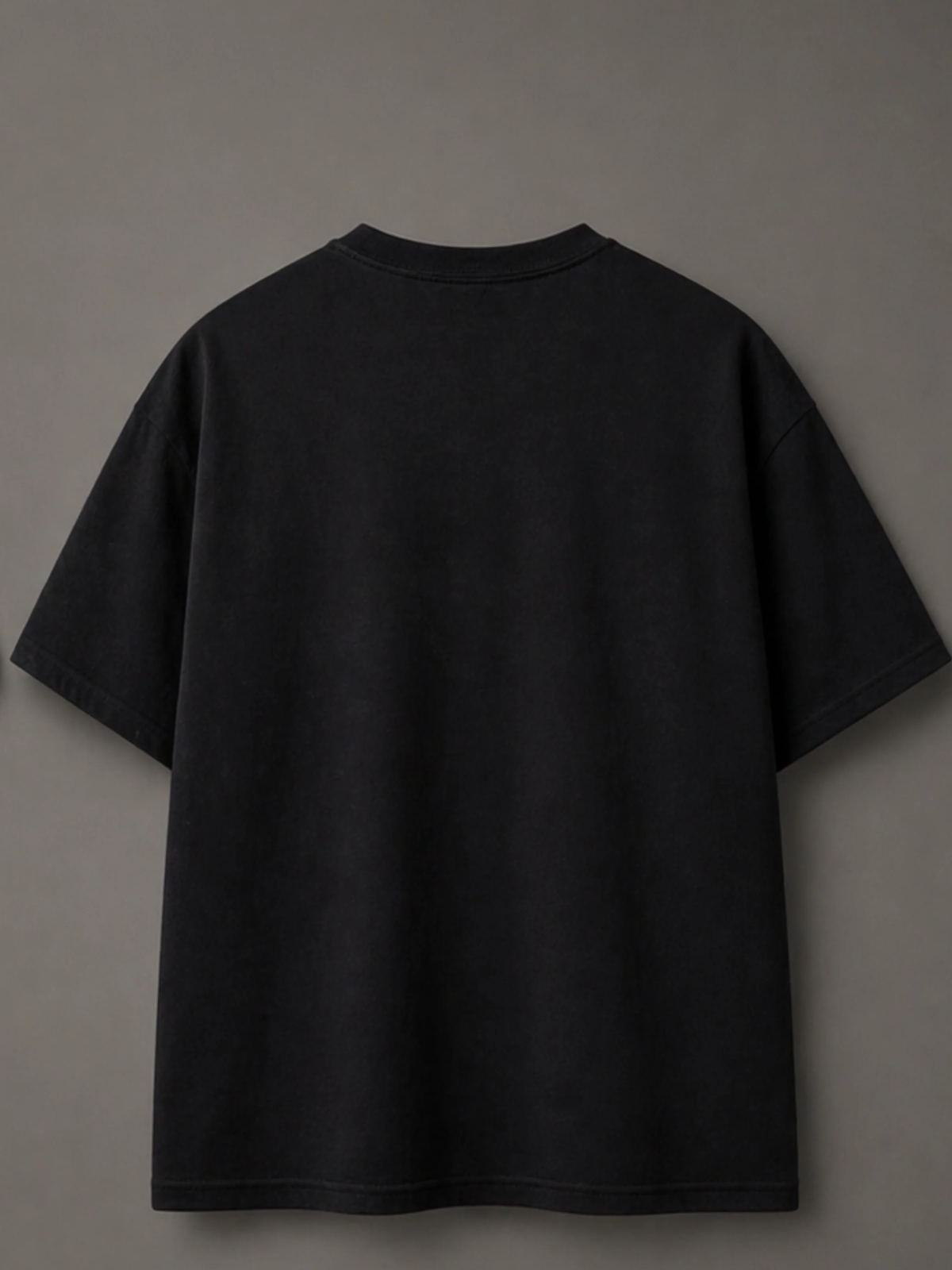 Mount Everest Oversized Black Tee - MEN