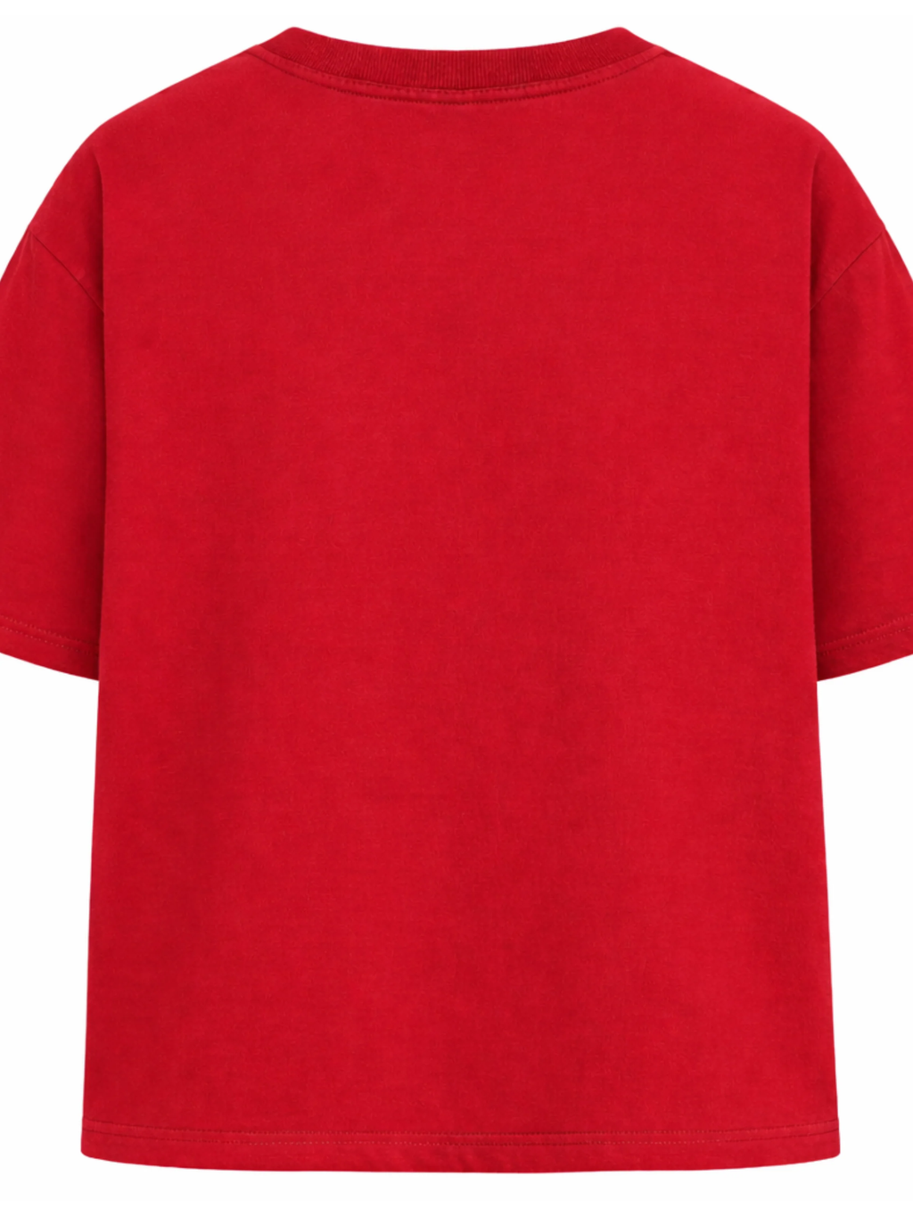 Mount Everest Oversized Red Tee - WOMEN