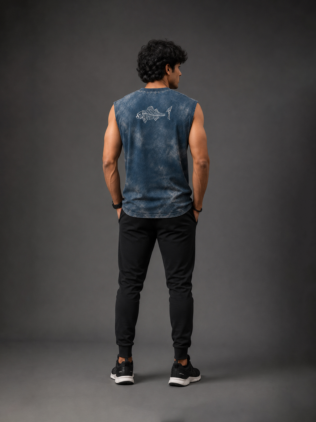 Pack Of 2 Vest FOBlue + ALBlack - Men's Combo