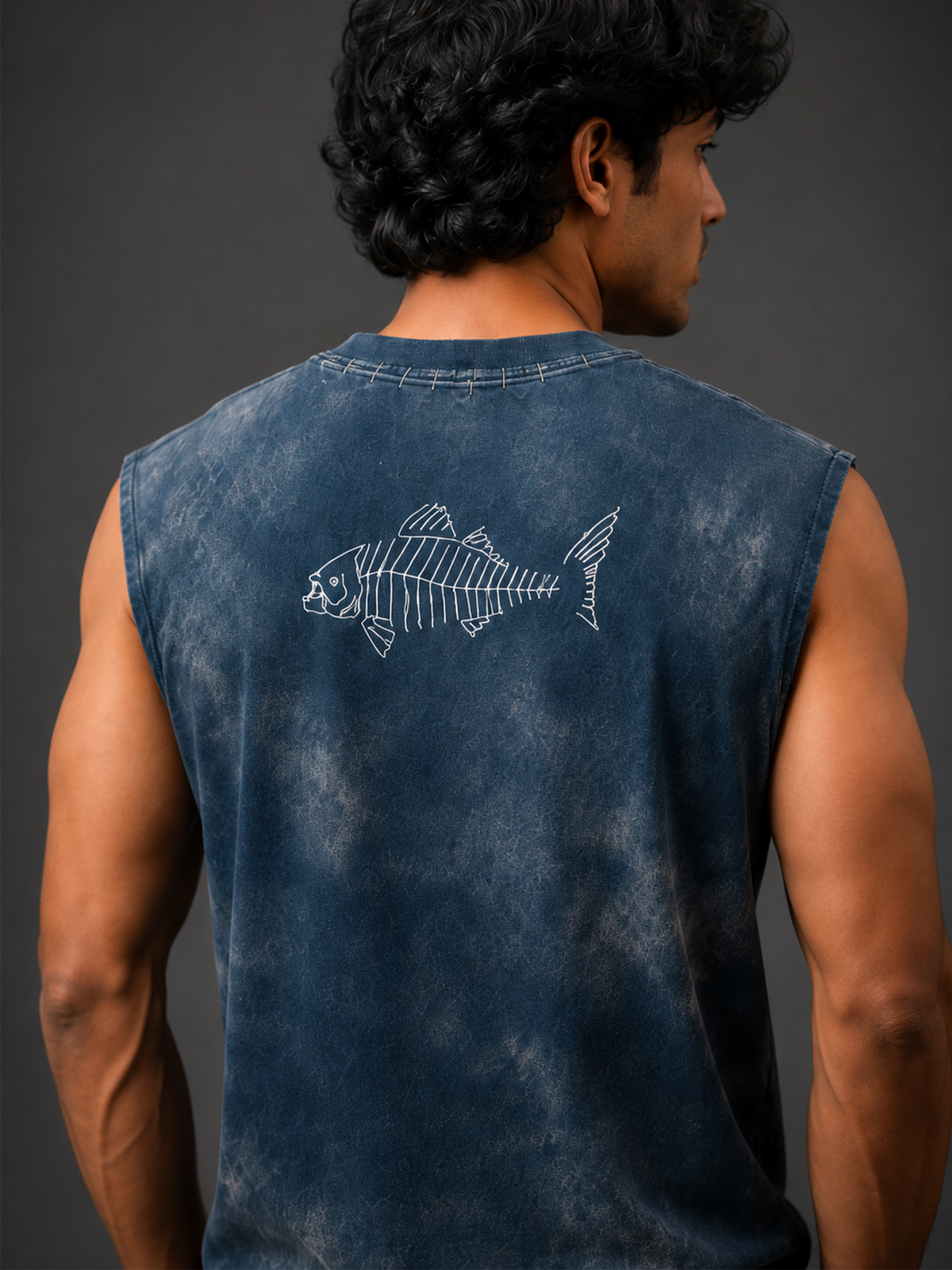 Pack Of 2 Vest FOBlue + PMBlack - Men's Combo